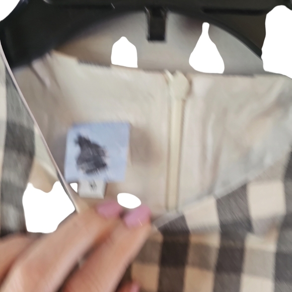 Bella Bliss gray gingham dress girls sz 10 new K19 - Picture 4 of 4